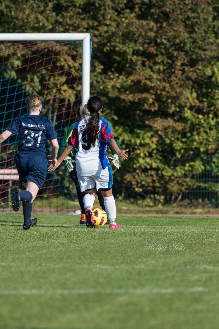 Bild 369 - B-Juniorinnen Krummesser SV - SV Henstedt Ulzburg : Ergebnis: 0:3